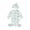 White, variant on Unisex Baby Sleeper Gowns, Long Sleeve Sleeping Bags With Hat Pajamas Set