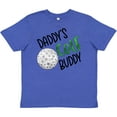 thumbnail image 3 of Inktastic Daddy's Golf Buddy with Golf Ball Youth T-Shirt, 3 of 5