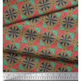 thumbnail image 3 of Soimoi Georgette Viscose Fabric Dot & Swirl Artistic Print Fabric by Yard 42 Inch Wide, 3 of 3