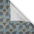 thumbnail image 6 of Ambesonne Modern Valance & Curtain, Twisted Tangled Lines, 55"x45", Grey Marigold Pale Blue, 6 of 6