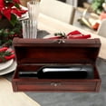 thumbnail image 6 of FRCOLOR Wood Wine Bottle Box Red Wine Wooden Box Red Wine Wooden Box for Gifts, 6 of 8