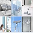 thumbnail image 4 of Limpiador de Ventanas - Jalador para Vidrios 2 en 1 con Barra de Extensión y 5 Cabezal Flexible Escobilla de Ventana Herramientas de Limpieza de Vidrio para Ventanas Altas Bano Interiores Exteriores, 4 of 4