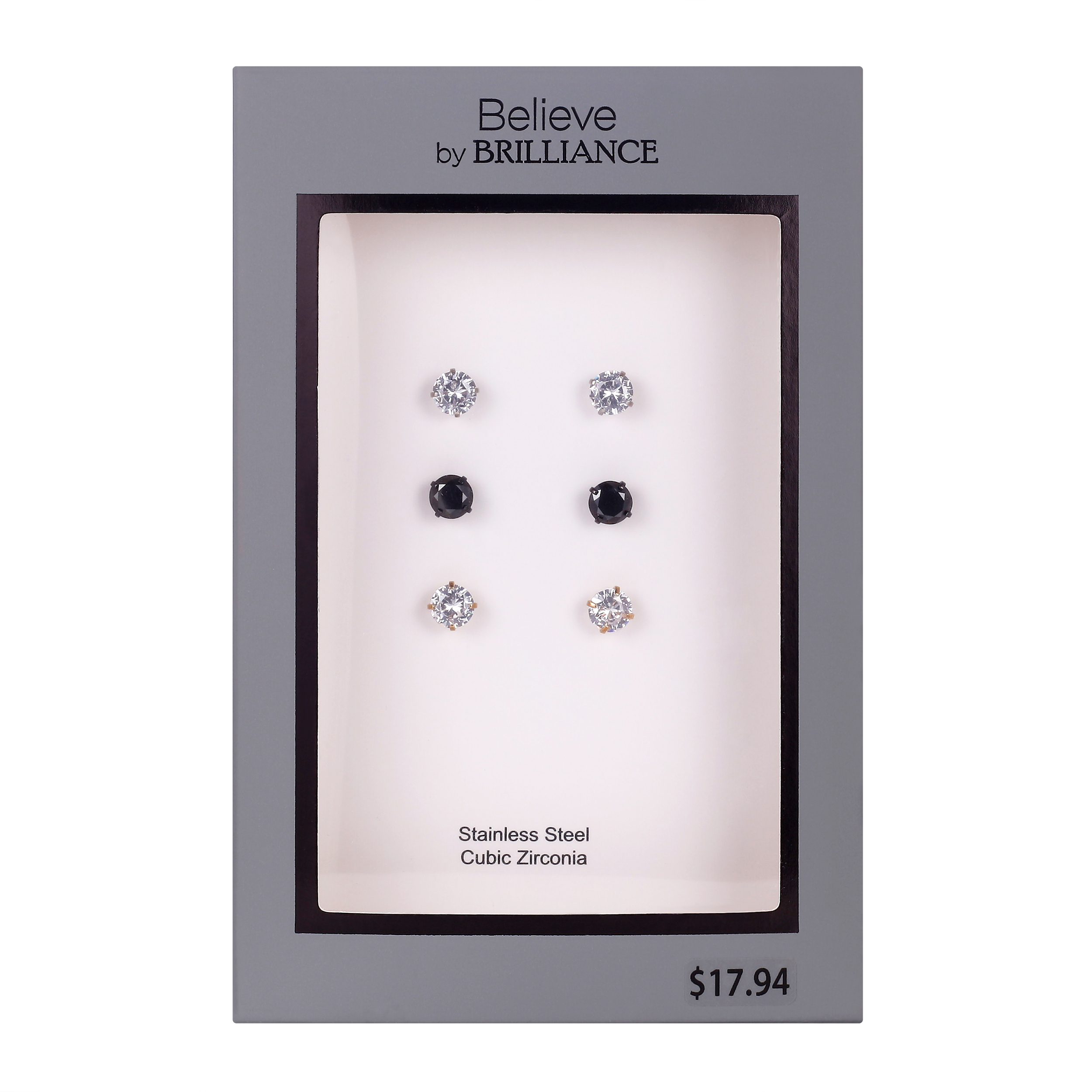 Imperial S925 Sterling Silver 1/20 Ct Diamond Stud Earring for Men - Walmart .com