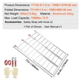 thumbnail image 4 of VEVOR Aluminum Ramps, 1500 lbs, Folding Loading Ramp with Load Straps, Tri-Fold Ramp for UTV, ATV, Trucks, Motorcycle, Lawnmower, Snow Blower, 77"L x 54"W, Sliver, 4 of 9
