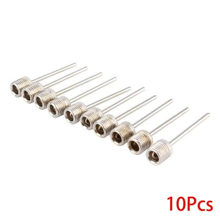 Clearance!10 PCS Sports Inflating Needle Pin Nozzle Football Basketball Soccer Ball Air (Best Soccer Ball Pump)