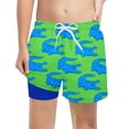 thumbnail image 4 of Gunia Kids Boys Swim Trunks With Print Youth Summer Swimming Outdoor Activities Teen Boy Swim Shorts For Beach Pool 5-15 Years, 4 of 4