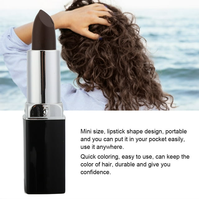 Tool 4g Portable Natural Plant Hair Dye Lipstick Shape Disposable Dye Pencil Coloring Tool
