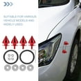 thumbnail image 3 of Raindrops 4Pcs Red Bumper Bolts Aluminium Alloy for Car Enthusiasts Car Screw Kit, 3 of 8