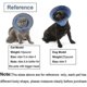 thumbnail image 3 of Collar isabelino de malla transpirable, azul, suave, cómodo, ajustable, cono de recuperación para mascotas de curación más rápida, 3 of 5