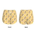 thumbnail image 3 of Fuzoiu mouse and cheese Print Women's Athletic Shorts, Double-Layer Running Shorts with Pocket,Women's Workout Shorts for Yoga, Gym, and Workouts-XX-Large, 3 of 7