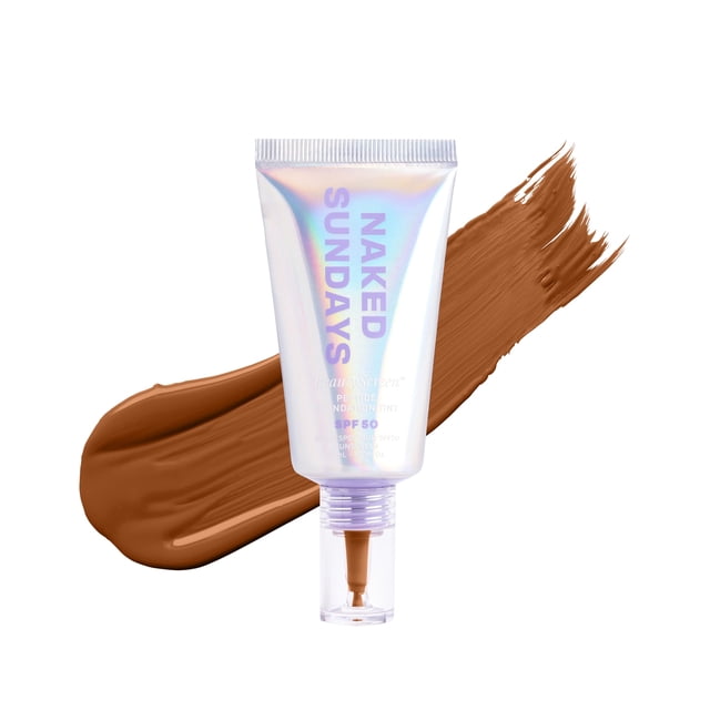 Foundation Naked Sundays BeautyScreen SPF 50, 30 ml, color caoba dorado