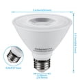 thumbnail image 6 of 6 Pack PAR30 Short Neck LED Flood Light Bulb, Dimmable, 12W 75W Equiv., High CRI90+, 3000K Warm White, 840Lm, E26 Medium Screw Base, Energy Star & UL Listed LED Spotlight, 6 of 6