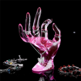 thumbnail image 4 of 2X Hand Ring Holder, Pink Aesthetic Jewelry Displays for Shows, Preppy Decor Ring Display Jewelry Stand, 4 of 7