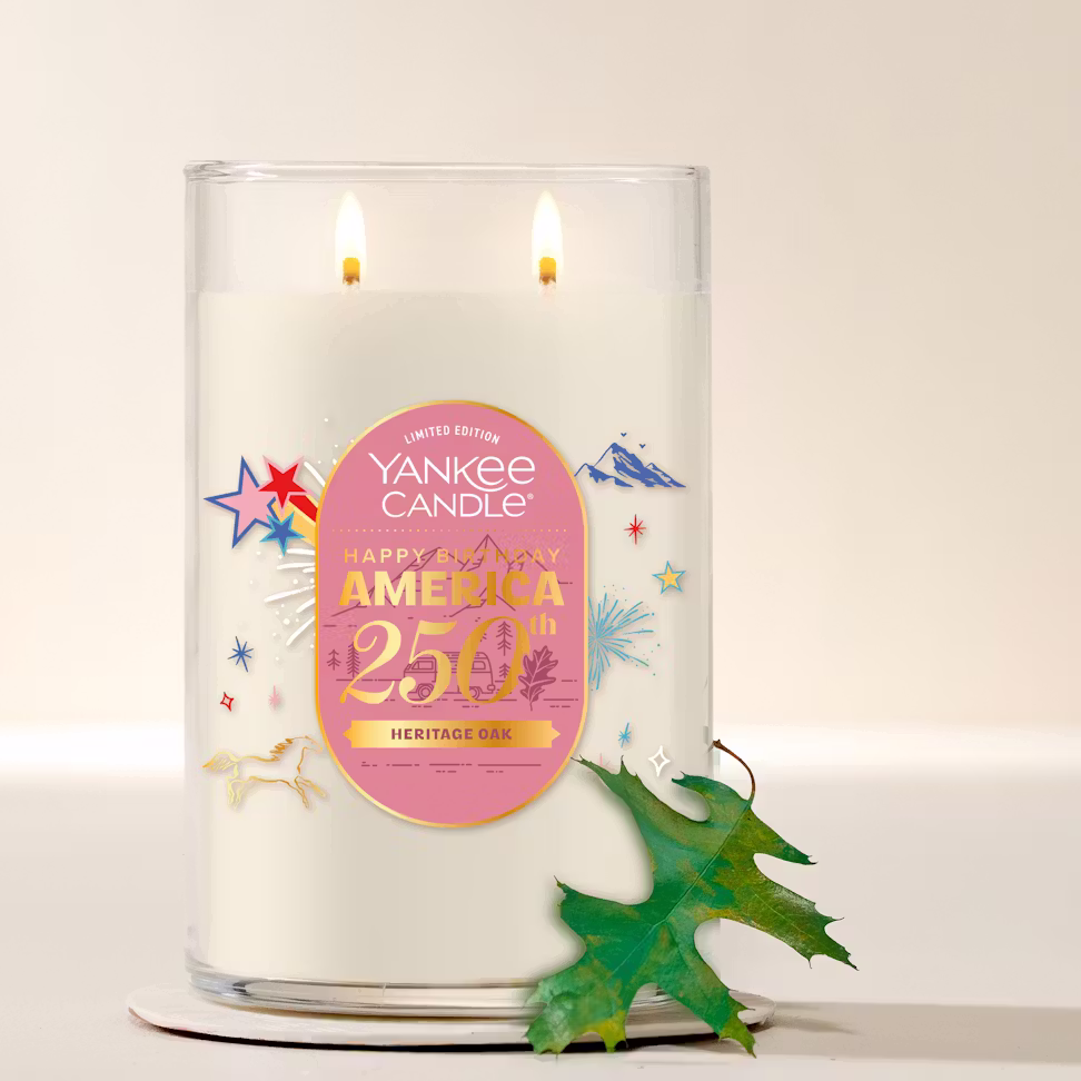 thumbnail image 2 of Yankee Candle Happy Birthday America! Collection - HERITAGE OAK - Limited Edition Large 2-Wick Signature Tumbler Candle, 2 of 4