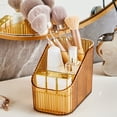 thumbnail image 5 of Makeup Brush Organizer, Desktop Storage Box Countertop Holder for Beauty Supply, Lipstick, Jewelry, Stationery, 15*11*9.5cm - orange, 5 of 5