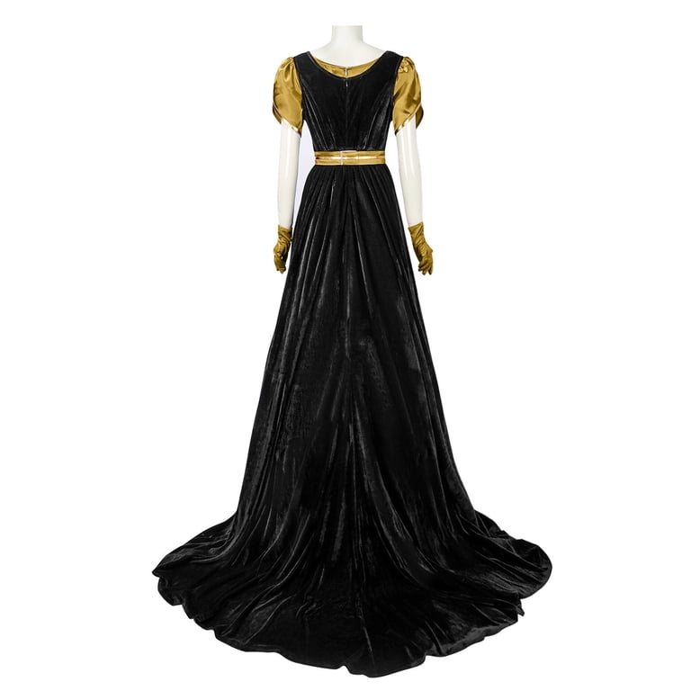 off the shoulder prom dresses black Satin Black & Gold A Line Off The Shoulder Prom Dress – Sassymyprom