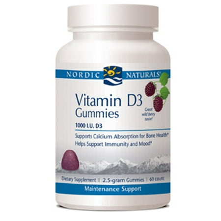 vitamin nordic naturals 60ct gummy d3