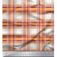 thumbnail image 1 of Soimoi Cotton Cambric Fabric Gingham Check Decor Fabric Printed Yard 42 Inch Wide, 1 of 3