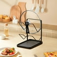 thumbnail image 1 of Oefntac Pot Cover Rack Kitchen Pot Cover Rack Spatula Storage Rack Vegetable Board Drainage Multifunctional Household Countertop Multi-layer Sitting Cutting Board, 1 of 9