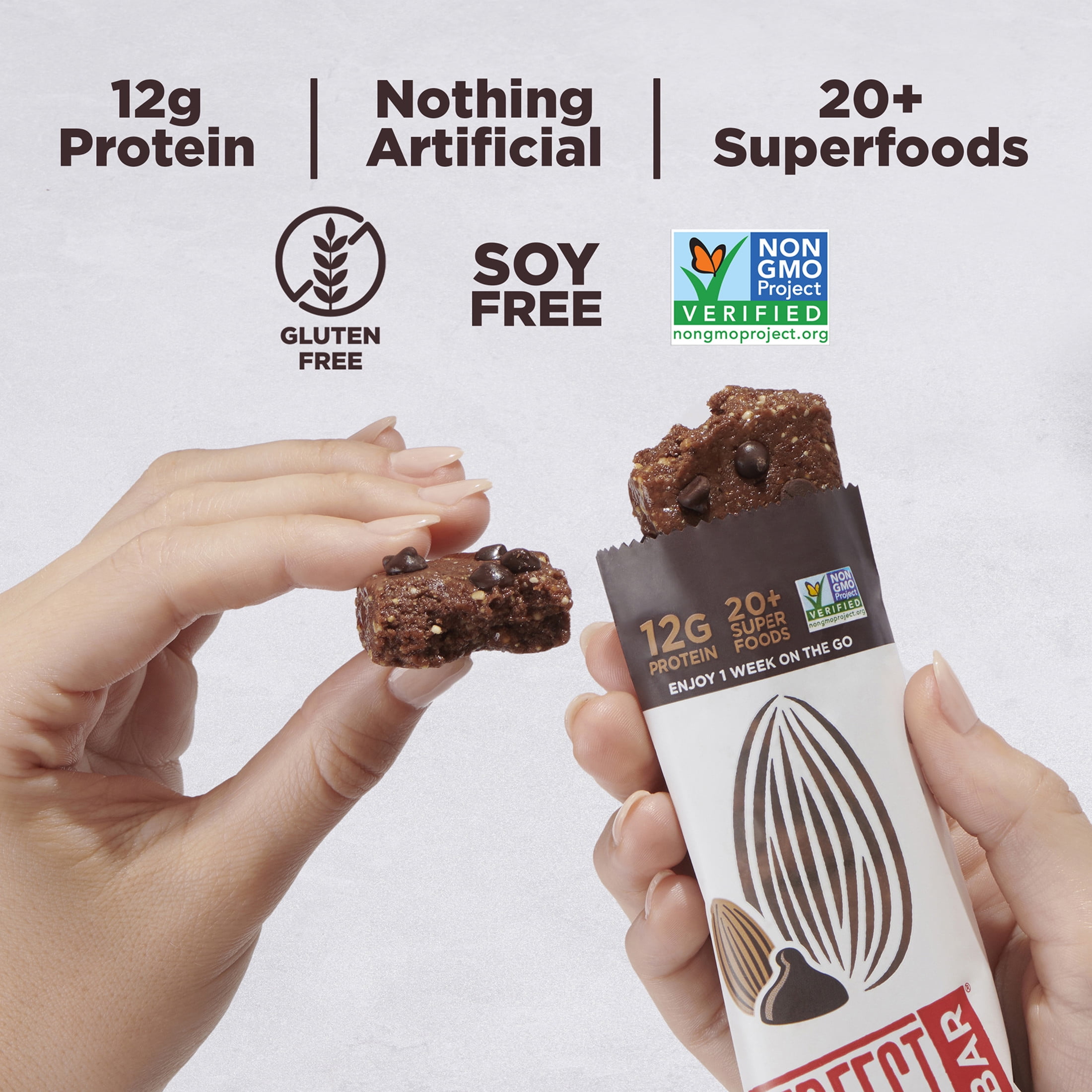 Perfect Bar Gluten-Free Dark Chocolate Almond Refrigerated Protein Bar, 2.2 oz