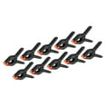 thumbnail image 1 of Unique Bargains 4 Inch Spring Clamps, 10 Pack Plastic Flexible Anti Slip Strong Clips, Black, 1 of 5