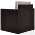 thumbnail image 4 of Pemberly Row Fauteuil de Patio en Osier avec Coussins Gris, 4 of 8