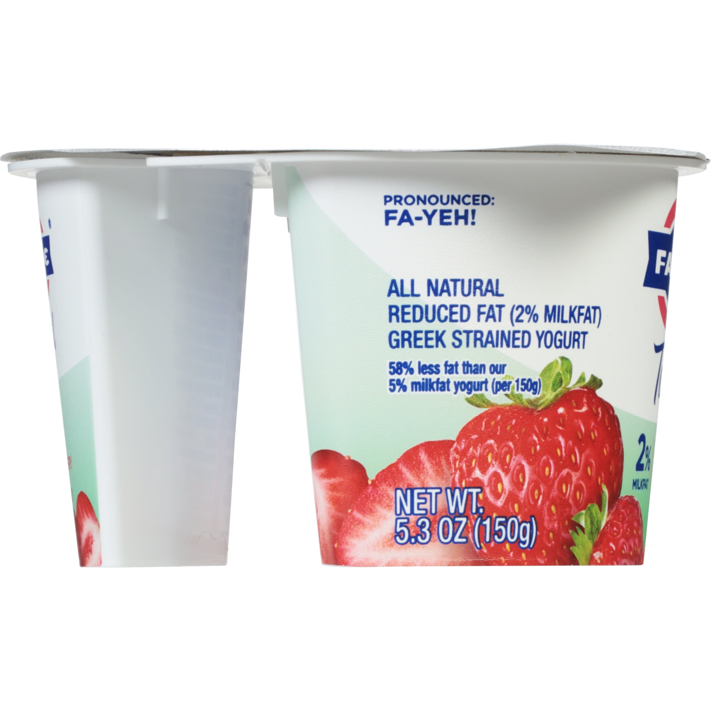 Fage Total 2% Lowfat Greek Strained Yogurt with Strawberry, 5.3 oz