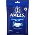 thumbnail image 4 of (2 pack) HALLS Cough and Throat Relief Mentho-Lyptus Cough Drops, 30 Drops, 4 of 20
