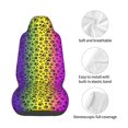 thumbnail image 4 of Fotbe Animal Paw Rainbow Funda para Asiento de Auto con Estampado – Impermeable y Antisudor – Ajuste Universal, Lavable a Máquina, Antideslizante (1 Pieza), 4 of 5