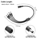 thumbnail image 3 of Adaptador de fuente de alimentación COOLM 12V 4A 48W para tira LED CCTV, 3 of 7