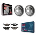thumbnail image 1 of Transit Auto Rear Coated Disc Brake Rotors and Ceramic Pads Kit for Car 2012 BMW X1 xDrive28i with 336mm Diameter Rotor KGC-102336, 1 of 11