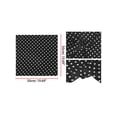thumbnail image 3 of INSPIRE CHIC 2Pcs 50cm Polka Dots Square Scarf Neck Scarves White&Black, 3 of 5