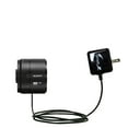 thumbnail image 1 of Gomadic Intelligent Compact AC Home Wall Charger suitable for the Sony DSC-QX30 - High output power with a convenient, foldable plug design - Uses Tip, 1 of 4