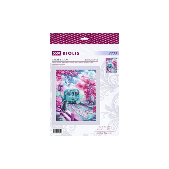 Riolis Cross Stitch Kit Spring Express