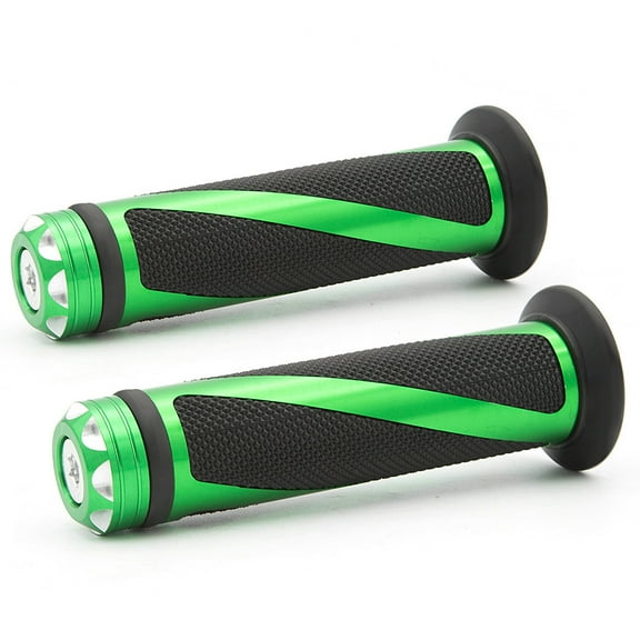 Universal 7/8" 22mm Motorcycle Hand Grips Aluminum Handlebar End Cap Plug Slider Most Scooter Sportbikes ATV