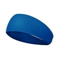 thumbnail image 2 of Tnobhg Men Sports Headband Moisture Wicking Wide Workout Headband Quick Drying Solid Color Running Cycling Sweatband Headband, 2 of 8