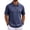 6# Blue, variant on Mens Polo Shirts Short Sleeve Waffle Knit Textured Shirt Classic Casual Collared Golf Polo Shirt White S