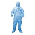 thumbnail image 2 of Cordova FRC400XL Defender FR Blue Limited Flame Resistant Coverall, Elastic Wrists & Back, Hood & Boots, X-Large, 25-Pack, 2 of 2
