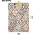thumbnail image 2 of FMSHPON Mandala Portia's Chic Style Clipboard Hardboard Wood Nursing Clip Board and Pull for Standard A4 Letter 13x9 inches, 2 of 7