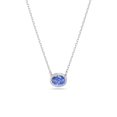 thumbnail image 1 of Colgante Swarovski Una con piedra azul de talla ovalada, 1 of 1