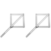 FRCOLOR 2pcs Protractor For Woodworking Short Miter Measuring Tool Miter Angle Finder Ruler