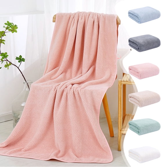 AYktou Bath Towels-Thicken Cotton Beach Towel,Large Shower Towels for Pool,Spa,Bathroom,Shower and Gym,Lightweight and Highly Absorbent Quicker to Dry,28x54"