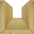 thumbnail image 6 of Ekena Millwork 8"W x 6"H x 16'L 3-Sided (U-beam) Riverwood Endurathane Faux Wood Ceiling Beam, Premium Walnut, 6 of 12