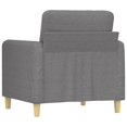 thumbnail image 3 of vidaXL Sofa Chair Light Grey 60 cm Fabric, 3 of 5
