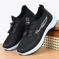 thumbnail image 2 of GHSOHS Womens Sneakers Plus Size Sports Shoes for Women Slip Resistant Work Shoes Slip On Sneakers Flyweaving Mesh Socks Shoes Plus Size Lightweight Running Shoes Sneakers Casual Shoes Size 38, 2 of 7