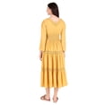 thumbnail image 4 of ThePirateDressing Women's Renaissance Medieval Tiered Dress with Bell Sleeves, 4 of 4