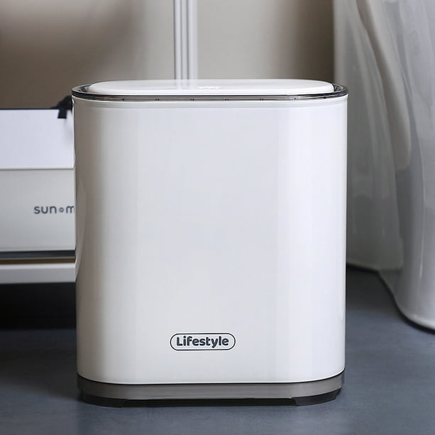 Prensa de cubo de basura de cocina para abrir dispensador de cubo de basura con tapa para mesa de cafe bano para cocina dormitorio sala de estar oficina Hugtrwg Para estrenar Walmart en linea