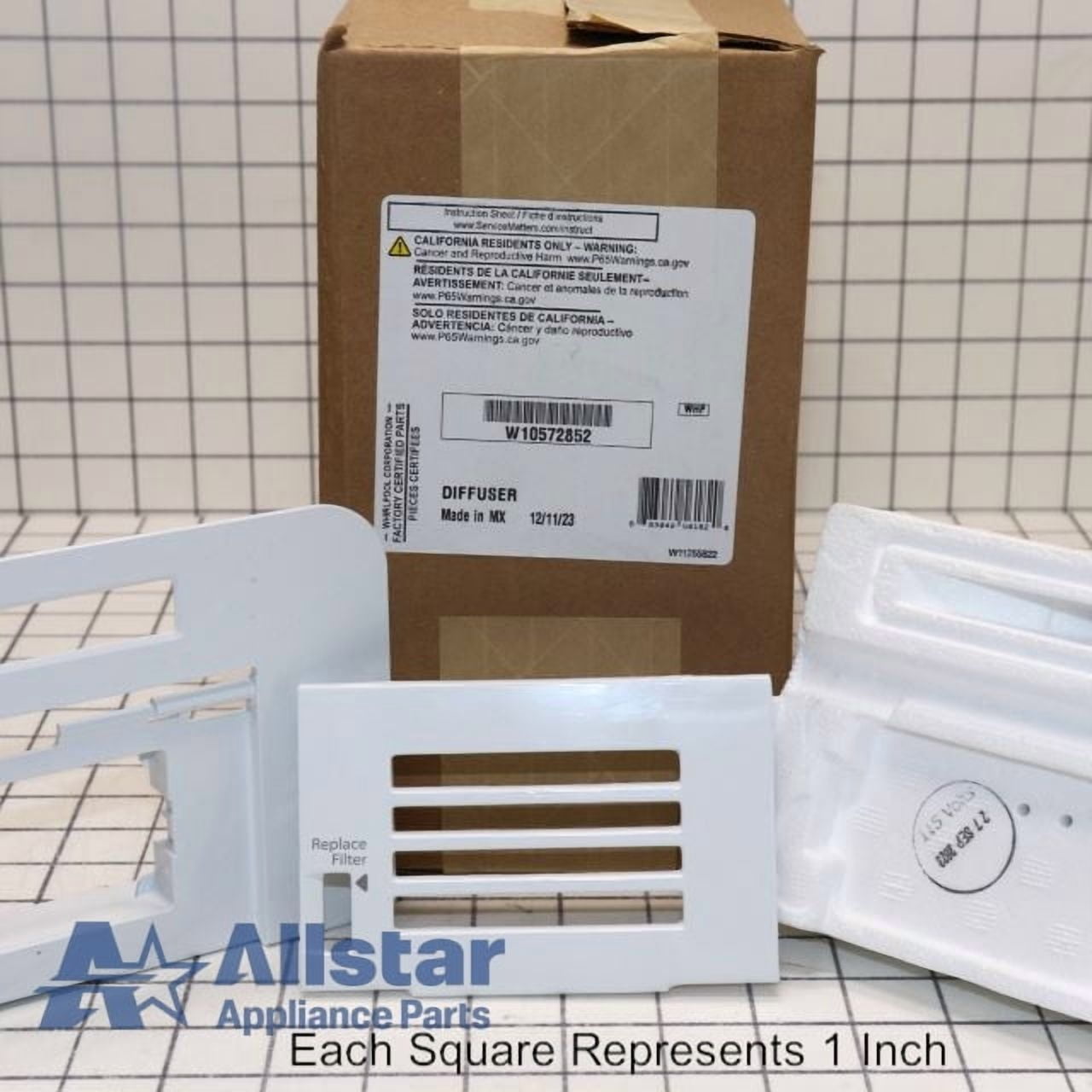 Genuine Whirlpool Refrigerator Ice Maker W10898228 – OEM Replacement Part