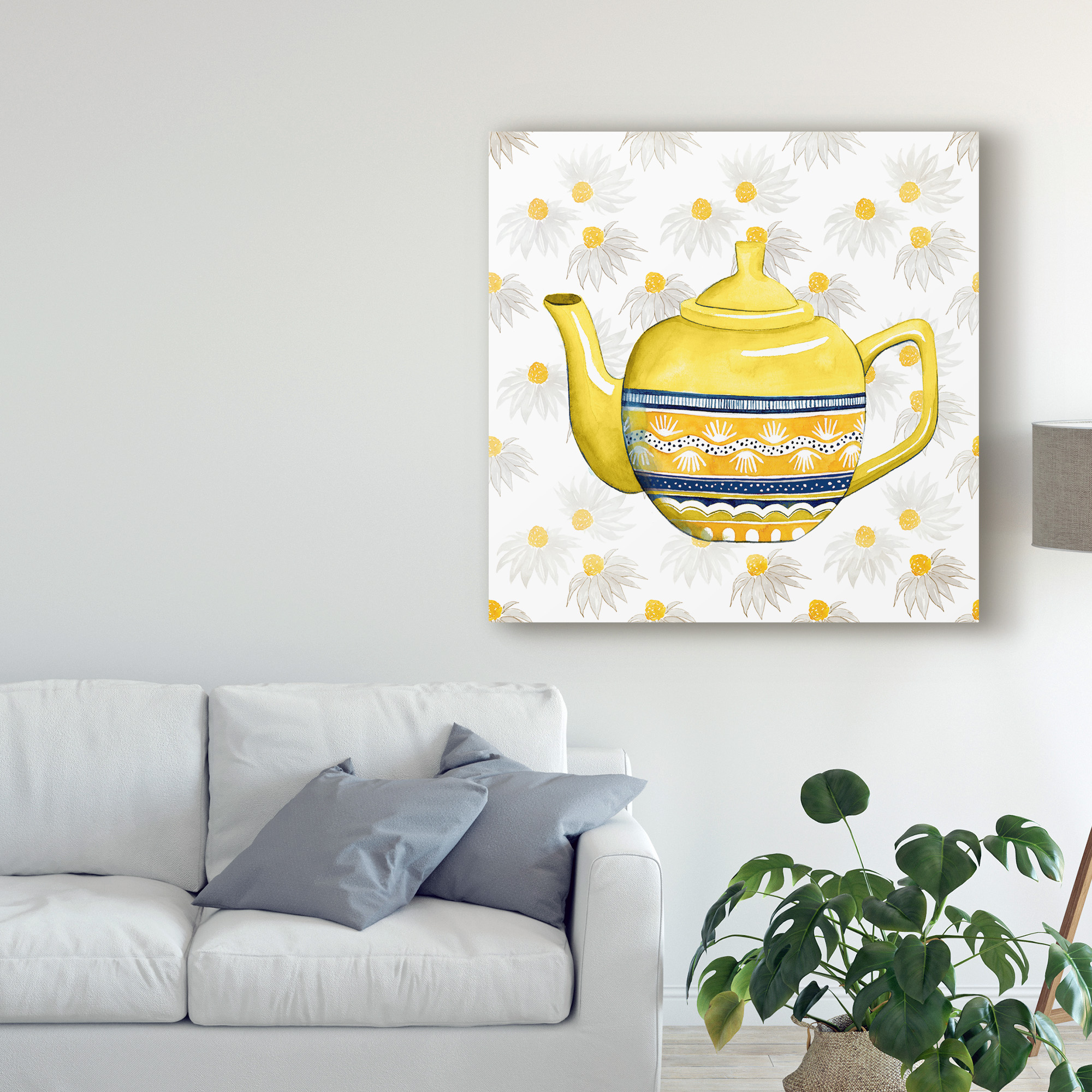 Trademark Fine Art 'Sweet Teapot V' Canvas Art by Grace Popp