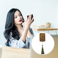 thumbnail image 4 of MasteelfCA Exquisite Makeup Mirror with Tassel Creative Cosmetic Tool Wooden Travel Mirror, 4 of 7
